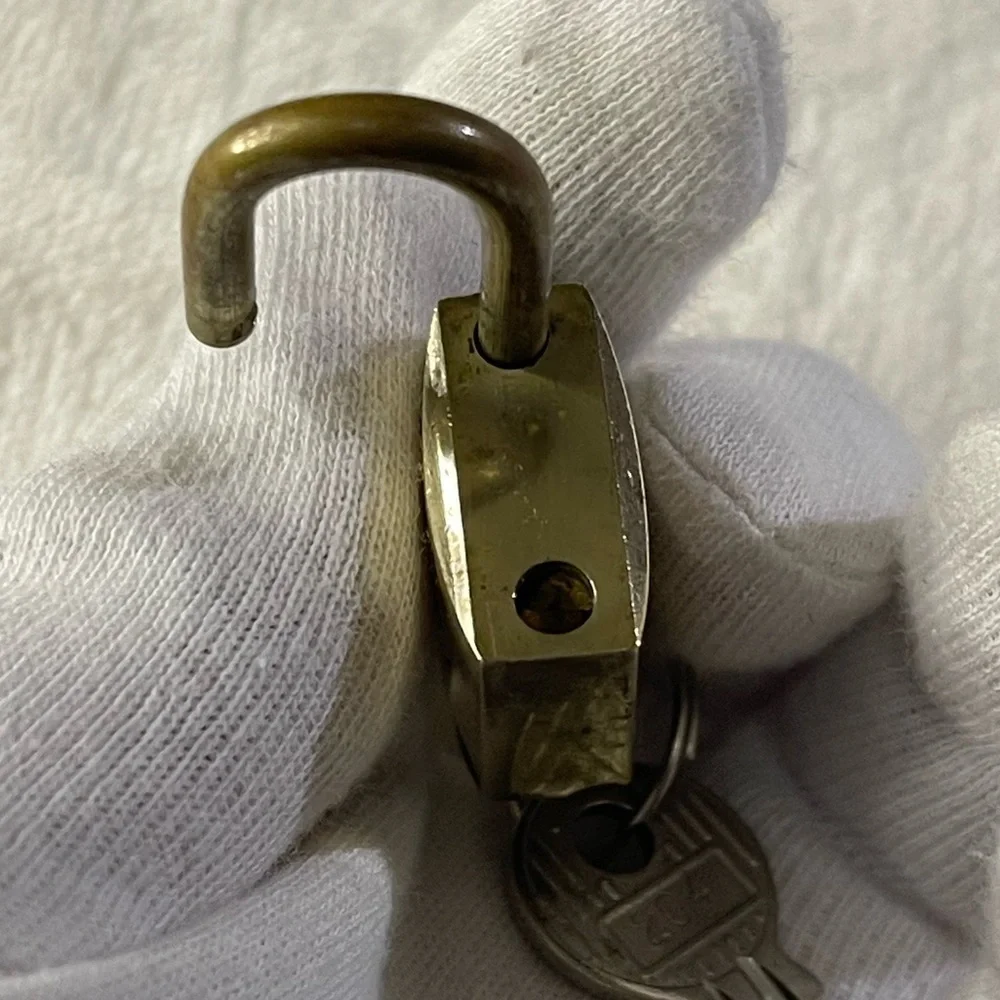 LOUIS VUITTON vintage lock set in #204 - Picture 9 of 10